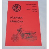 DÍLENSKÁ PŘÍRUČKA - ČZ 125/476 + 175/477 (EXPORT) + TRAIL 481,482